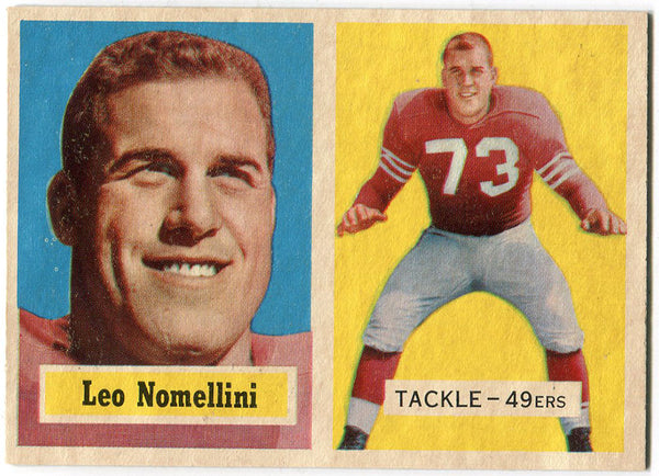 Leo Nomellini 1956 Topps Card