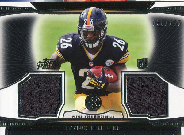 Le'Veon Bell 2013 Topps Prime Rookie Jersey Card