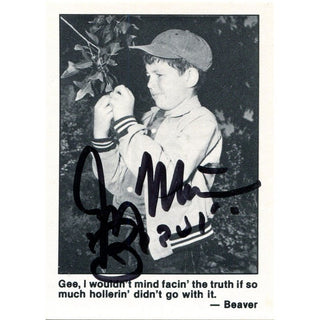 Jerry Mathers Autographed 1983 Pacific Card