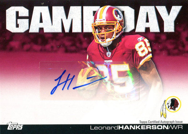 Leonard Hankerson Autographed 2011 Topps Rookie Card