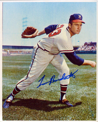 Lew Burdette Autographed 8x10 Photo