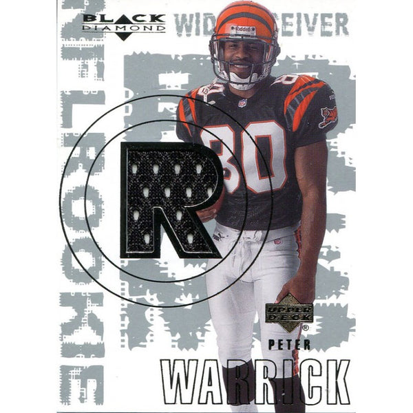 Peter Warrick Unsigned 2000 Upper Deck Jersey Card