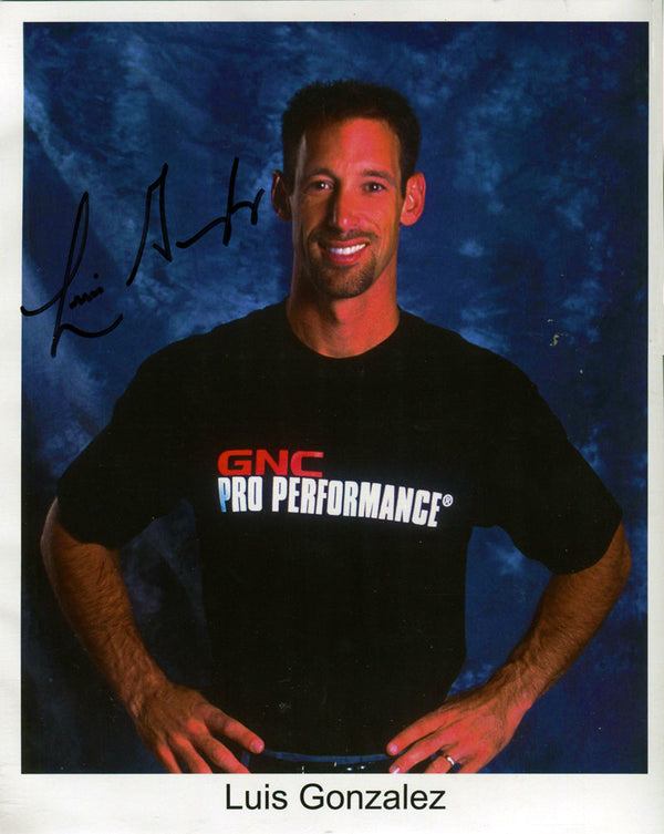 Luis Gonzalez Autographed 8x10 Casual Photo