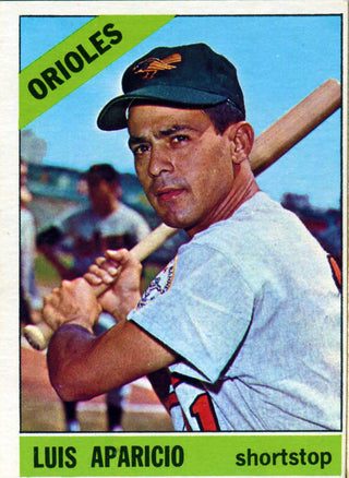Luis Aparicio Unsigned 1966 Topps Card