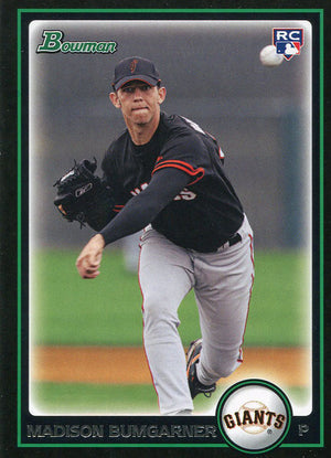 Madison Bumgarner Unsigned 2010 Bowman Rookie Card