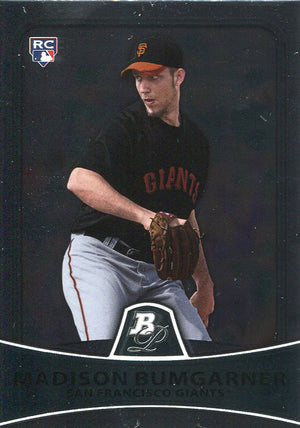 Madison Bumgarner Unsigned 2010 Bowman Platinum Rookie Card