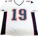 Malcolm Mitchell Autographed New England Patriots Custom White Jersey (PSA) Front