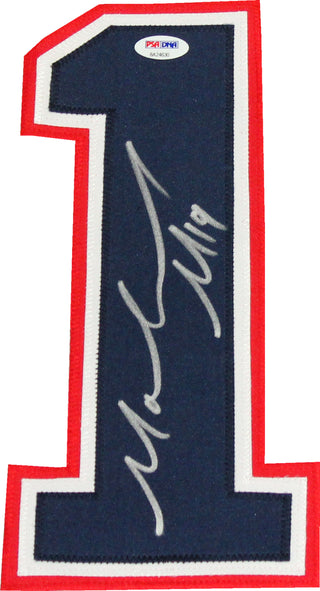 Malcolm Mitchell Autographed New England Patriots Custom White Jersey (PSA) NUmber