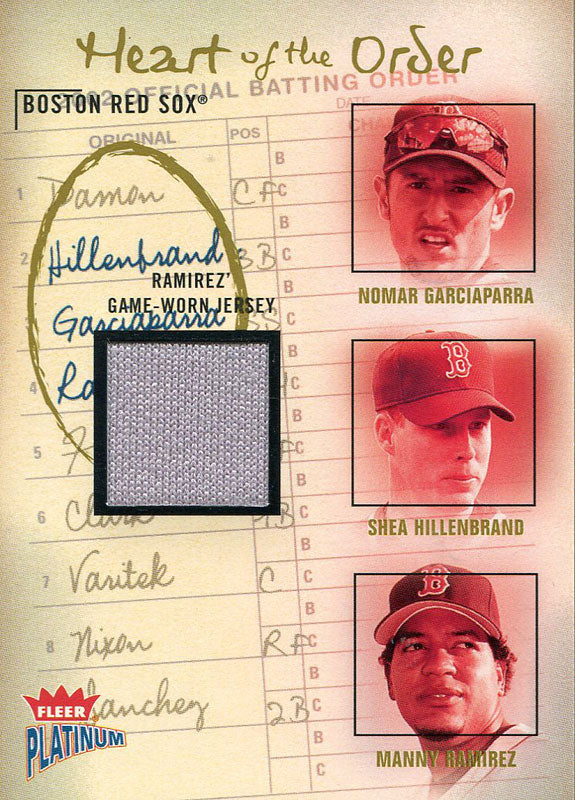 Manny Ramirez Unsigned 2003 Fleer Jersey Card