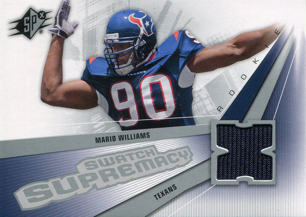 Mario Williams Unsigned 2006 UpperDeck Swatch Supremacy Rookie Card