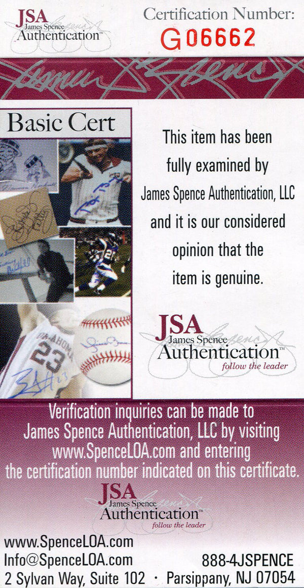 Mark McGwire Autographed Baseball (JSA) COA