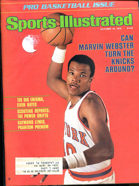 Marvin Webster Unsigned Sports Illustrated Magazine