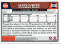 Matt Forte Unsigned 2008 Topps Chrome Rookie Card