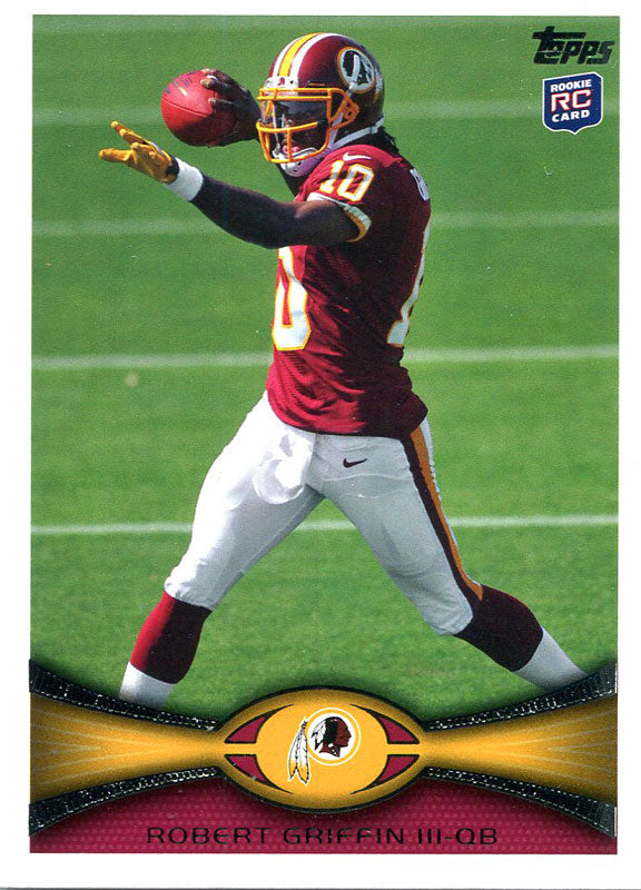 Robert Griffin III Unsigned 2012 Topps Rookie Card