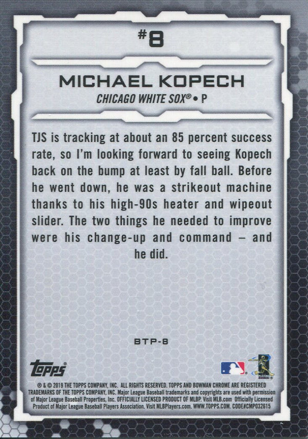 Micahel Kopech 2019 Bowman Chrome Atomic Refractor Rookie Card #8