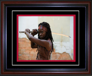Danai Gurira Unsigned Framed Michonne Walking Dead 8x10 Photo