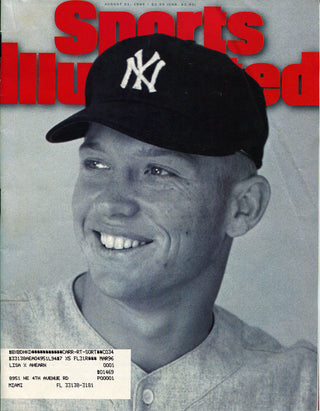 Mickey Mantle Unsigned August 1995 Sports Illustrated