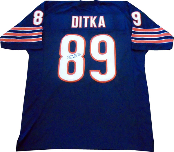 Mike Ditka Autographed Chicago Bears Jersey Back