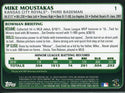 Mike Moustakas Unsigned 2011 Bowman Rookie Card