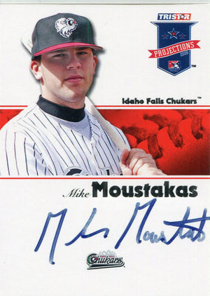 Mike Moustakas Autographed 2008 Tristar Card