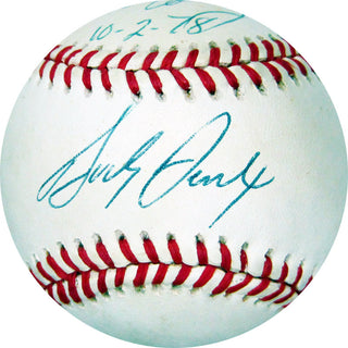 Mike Torrez Autographed Baseball