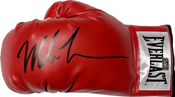 Mike Tyson Autographed Red Everlast Left Boxing Glove