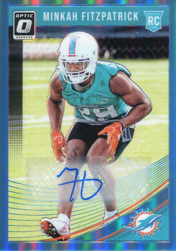 Minkah Fitzpatrick Autographed 2018 Panini Optic Rookie Card