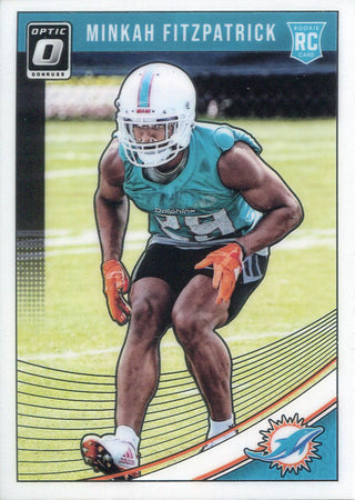 Minkah Fitzpatrick 2018 Panini Optic Rookie Card