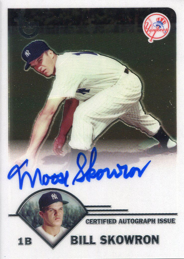 Moose Skowron Autographed 2003 Topps Card