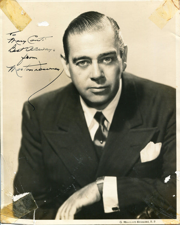 Morton Downey Autographed Original Photo (JSA)