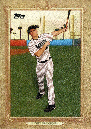 Mike Stanton Unsigned 2010 Topps Turkey Red Rookie Card