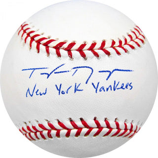 Taylor Dugas New York Yankees Autographed Baseball