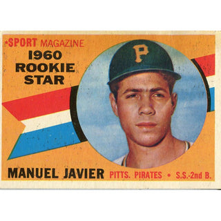 Manuel Javier Unsigned 1960 Topps Rookie Card