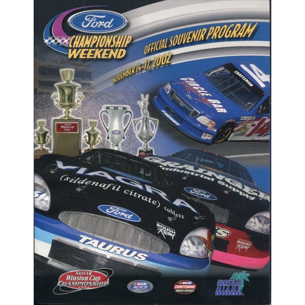 Ford Championship Weekend At Miami Offical Program 2002