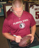 Nick O'Leary 2013 BCS National Champions Autographed Wilson NFL Football (JSA)