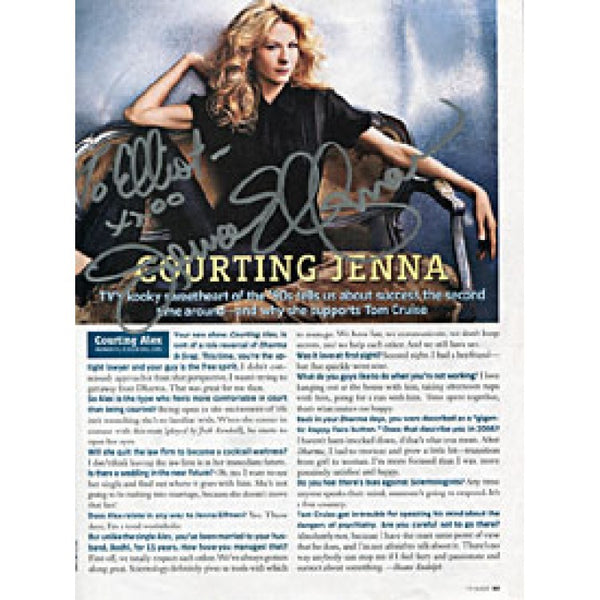 Jenna Elfman Autographed / Signed Celebrity 8x10 Photo