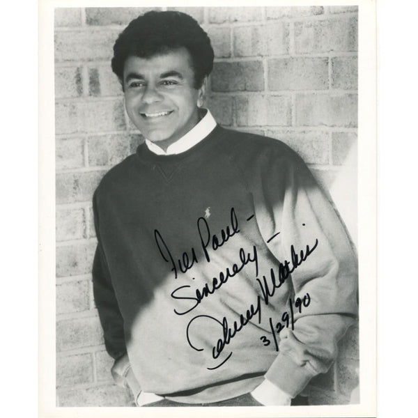 Johnny Mathis Autographed 8x10 Photo