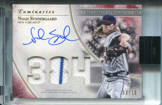 Noah Syndergaard Autographed 2017 Topps Luminaries Card