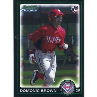 Domonic Brown Unsigned 2013 Bowman Chrome Rookie Card