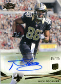 Nick Toon Autographed 2012 Topps Prime Rookie Card