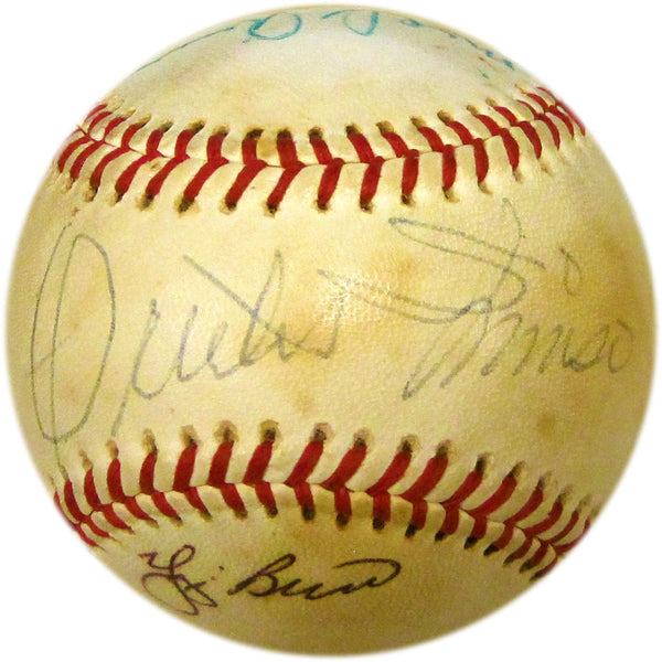 Minnie Minoso Yogi Berra Billy Martins & Others Signed Baseball