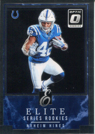 Nyheim Hines 2018 Panini Optic Elite Series Rookie Card