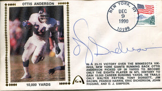Otis Anderson Autographed Gateway First Day Cover