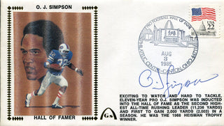OJ Simpson Autographed Gateway First Day Cover
