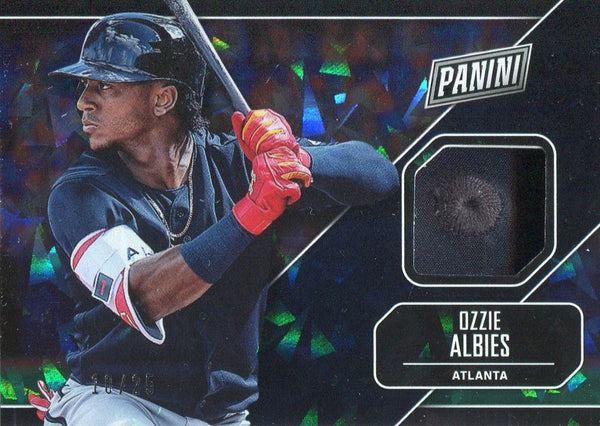 Ozzie Albies 2018 Panini Father's Day Hat Card