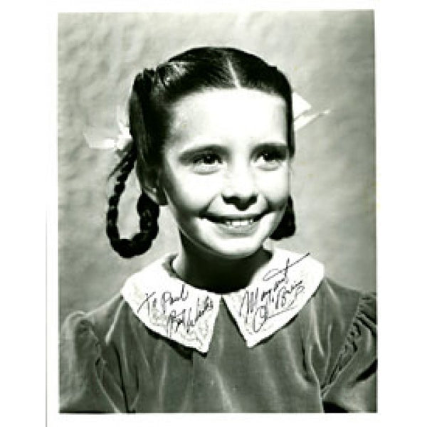Margaret O'Brien Autographed / Signed Black & White 8x10 Photo