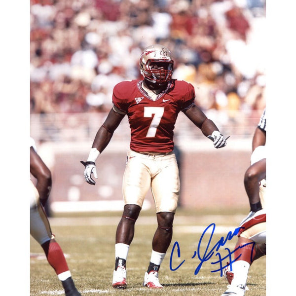 Christian Jones Autographed Florida State Seminoles 8x10 Photo