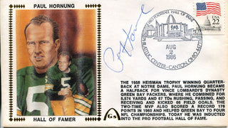Paul Hornung Autographed Gateway First Day Cover