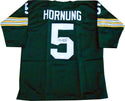 Paul Hornung "HOF 86" Autographed Green Bay Packers Jersey (JSA) Back