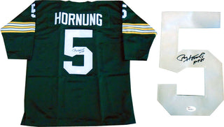 Paul Hornung "HOF 86" Autographed Green Bay Packers Jersey (JSA)